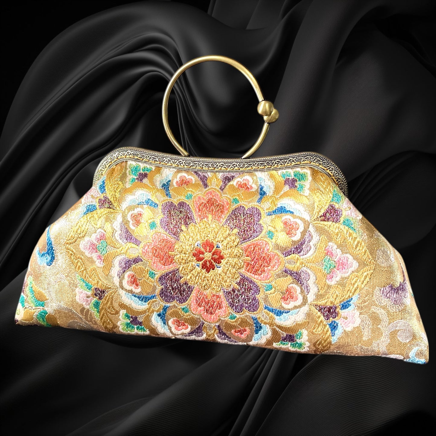 着物リメイクバッグ [No.1563]