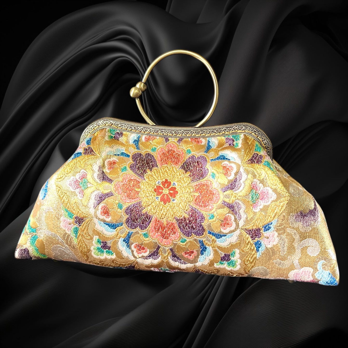 着物リメイクバッグ [No.1563]