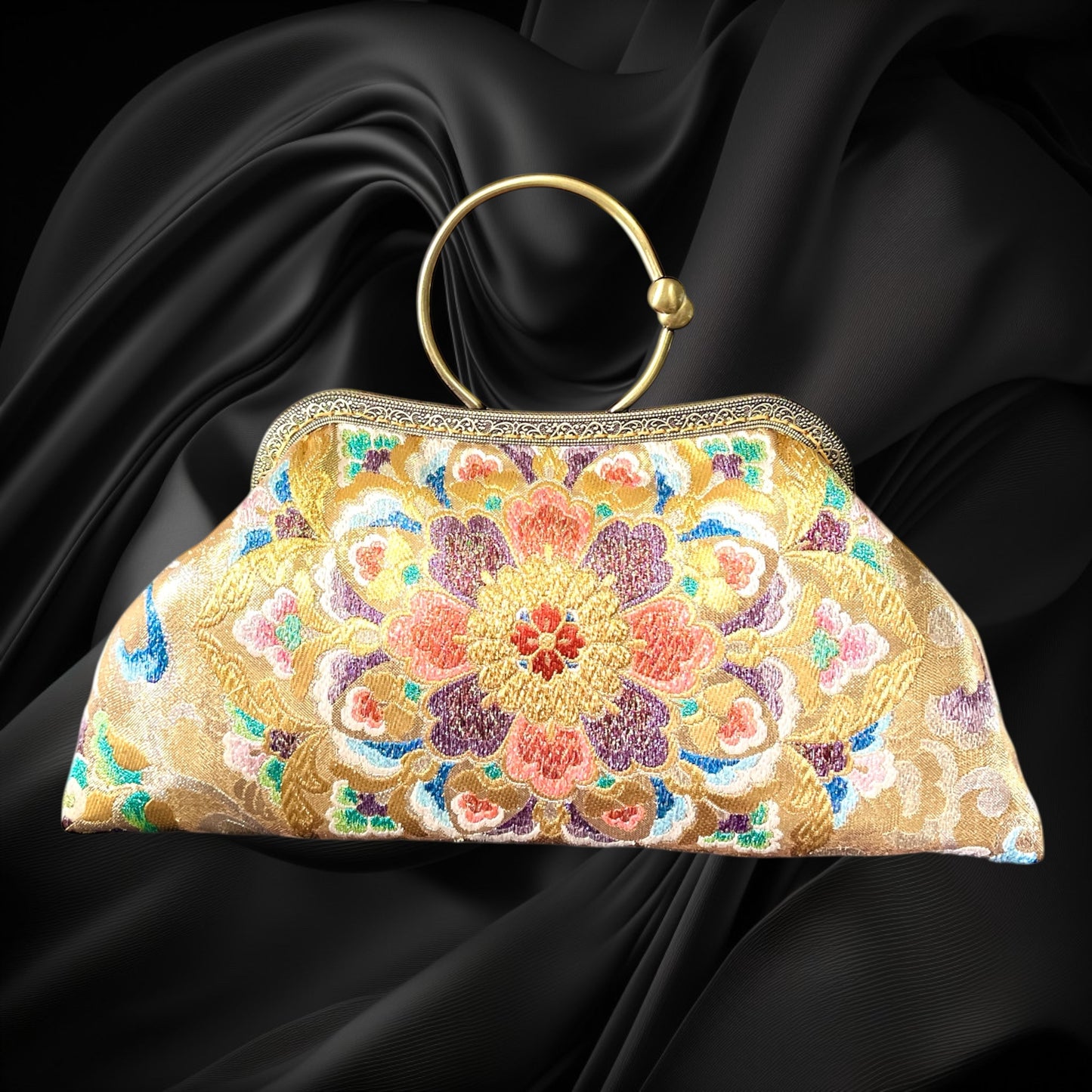 着物リメイクバッグ [No.1563]