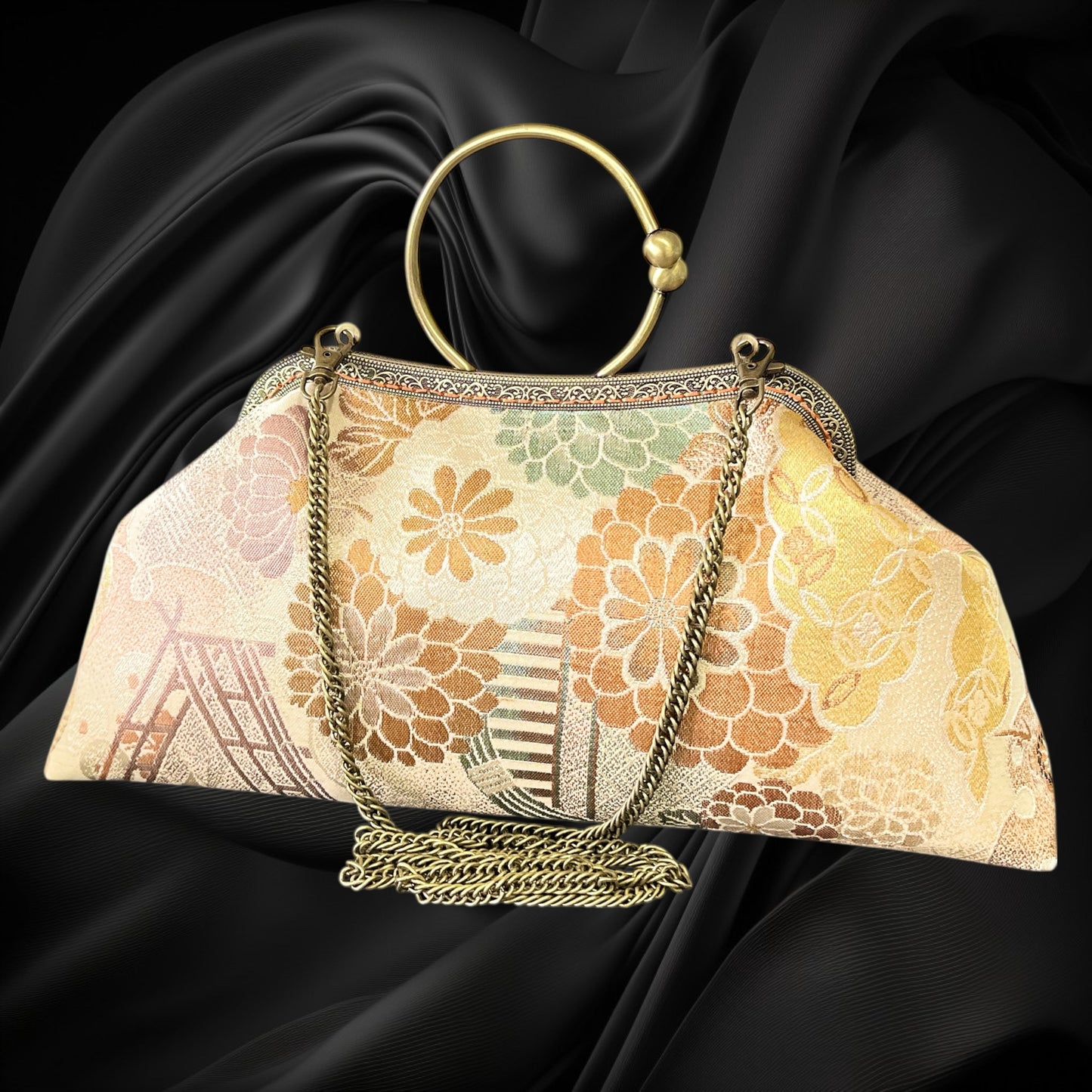 着物リメイクバッグ [No.1562]