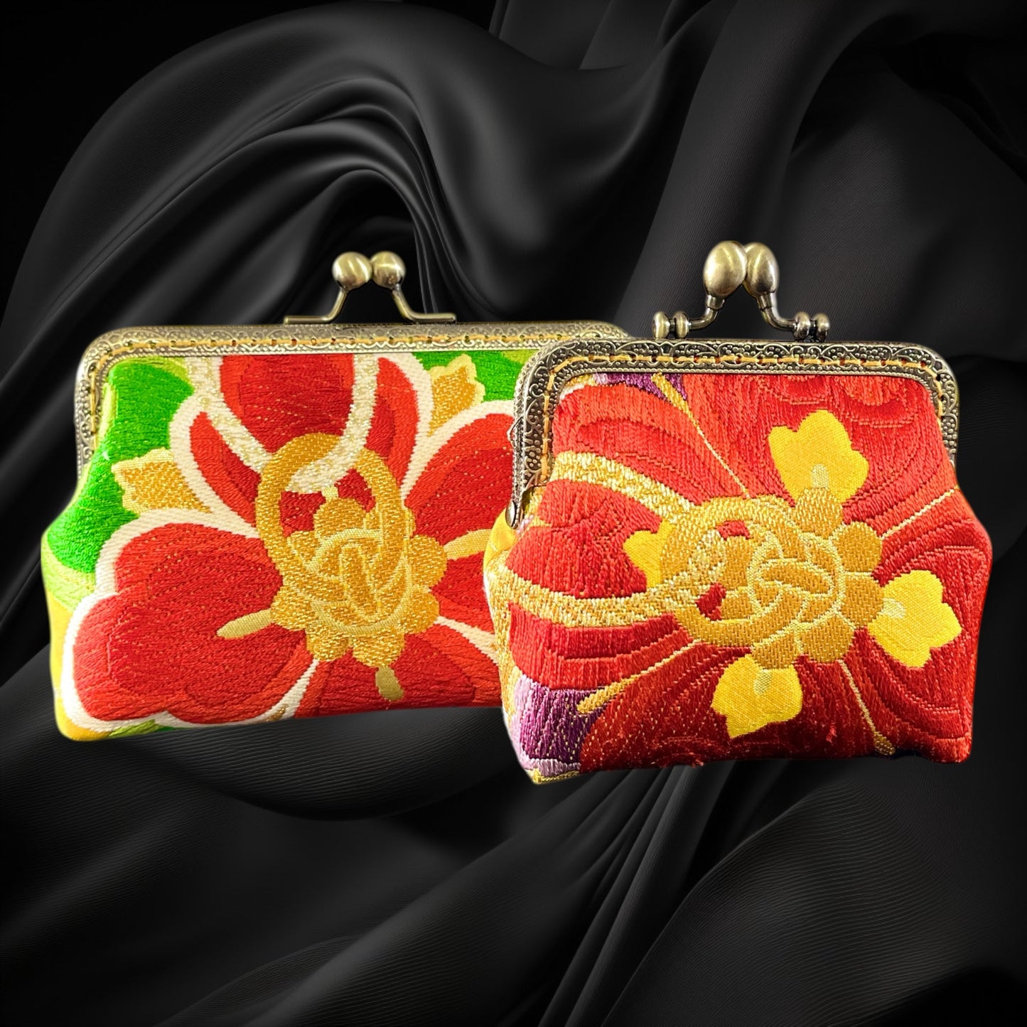 着物リメイクポーチ  [No.472]