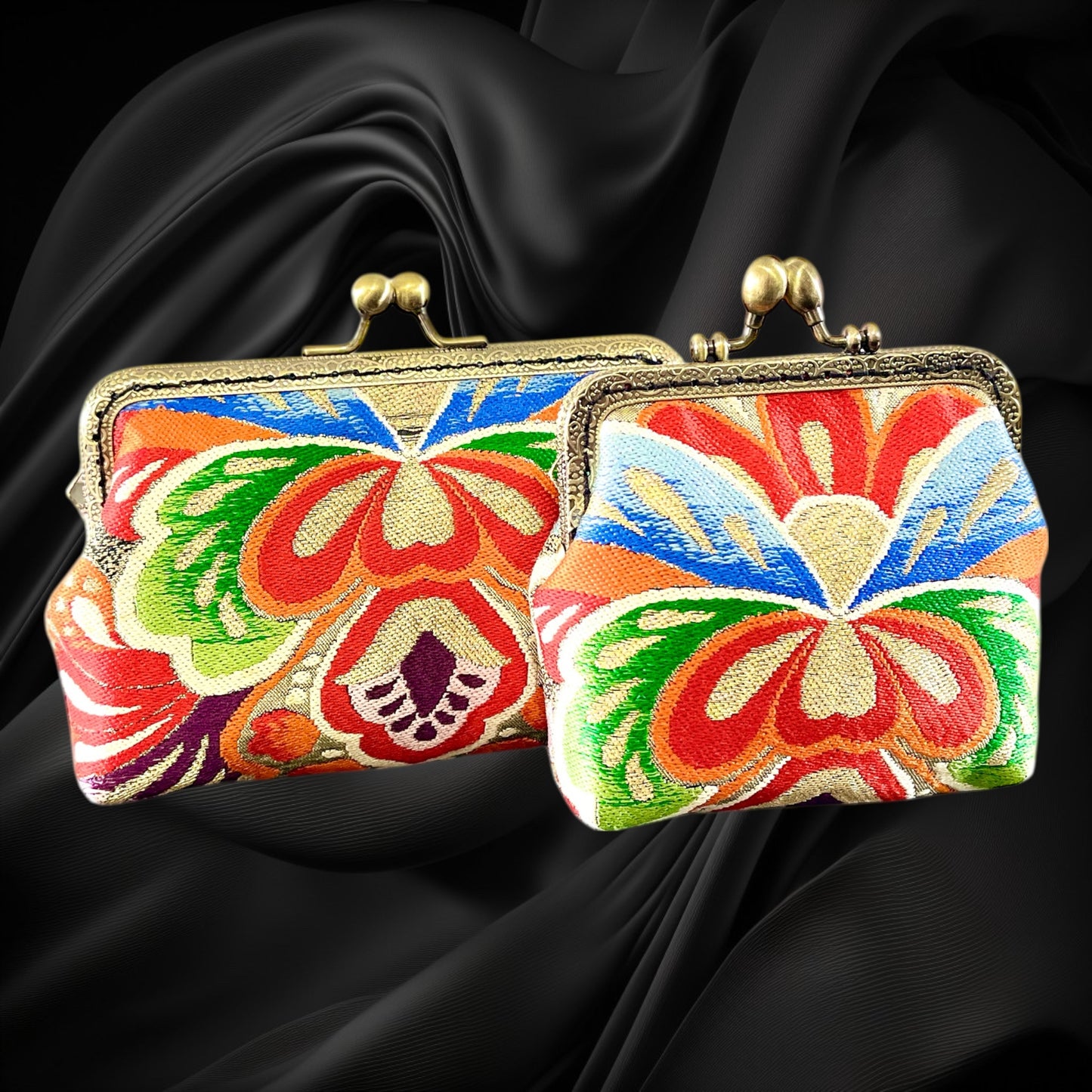 着物リメイクポーチ  [No.473]