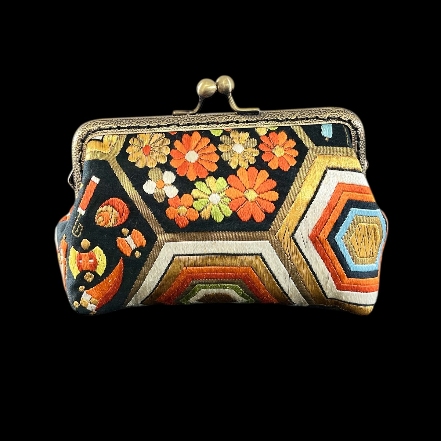 着物リメイクポーチ  [No.470]