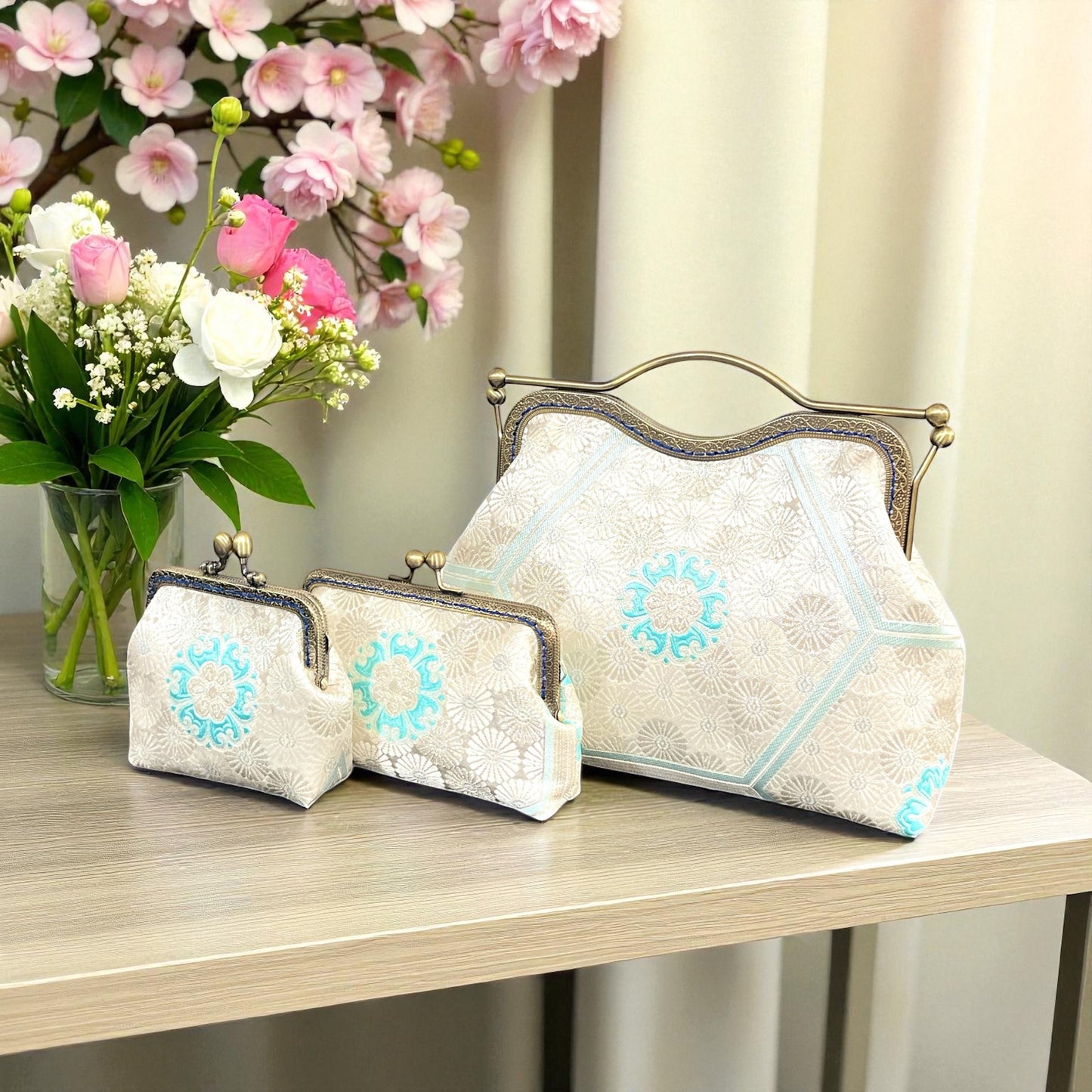 着物リメイクバッグ [No.1576]