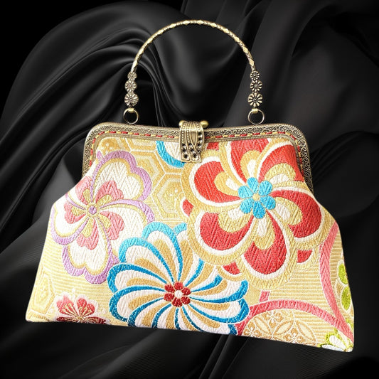 着物リメイクバッグ [No.1584]