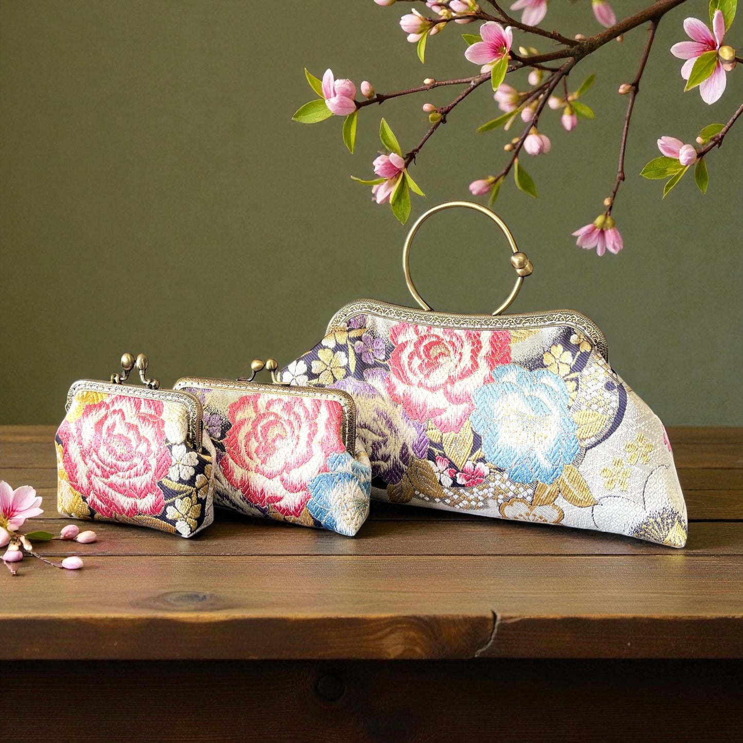 着物リメイクバッグ [No.1586]