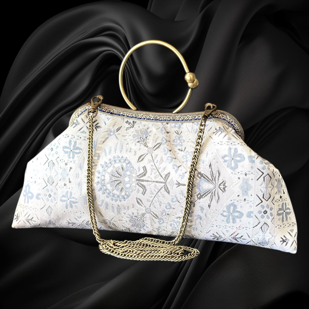 着物リメイクバッグ [No.1585]