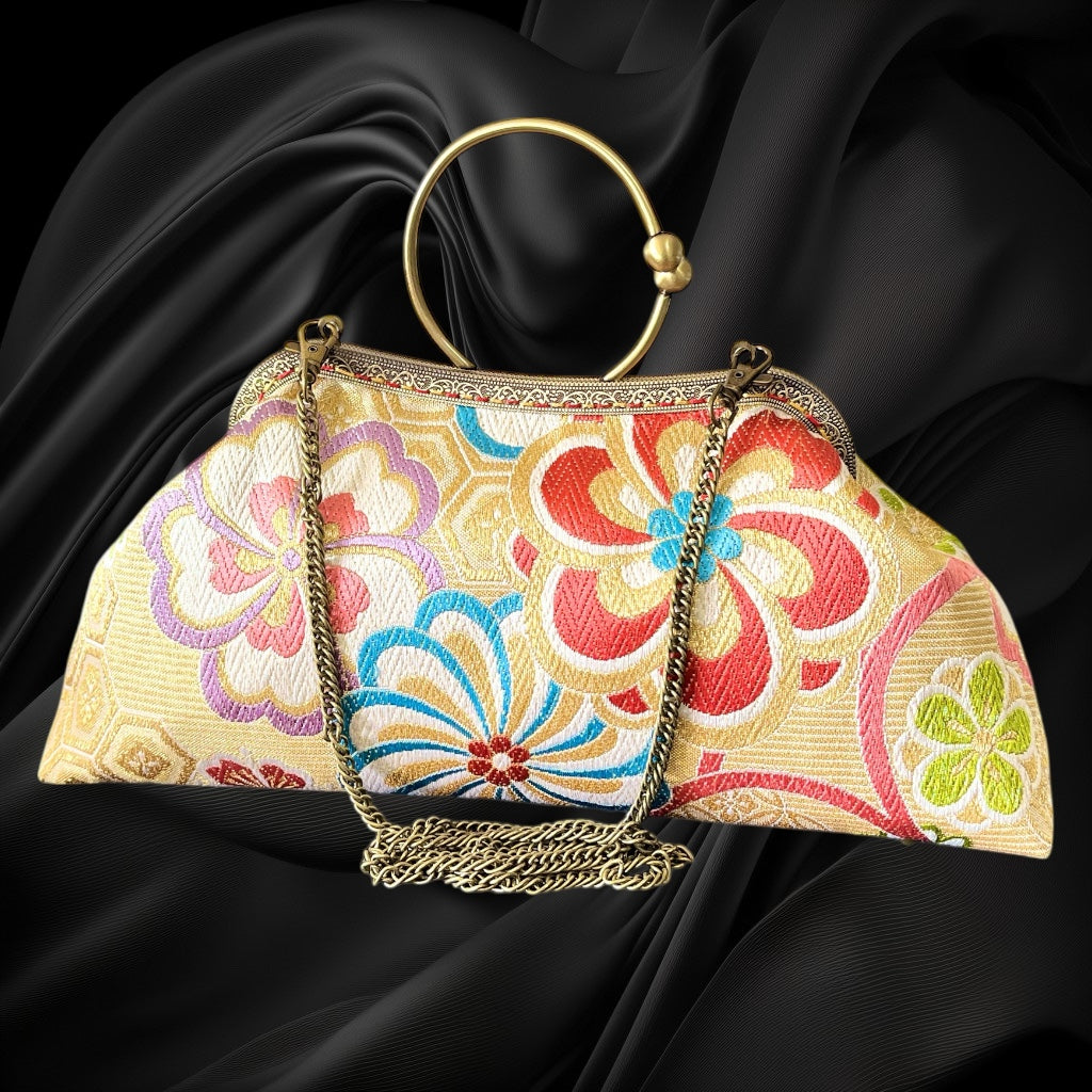 着物リメイクバッグ [No.1587]