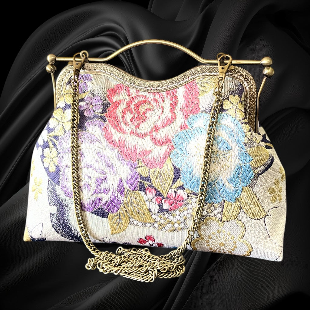 Kimono remake bag [No.1592]