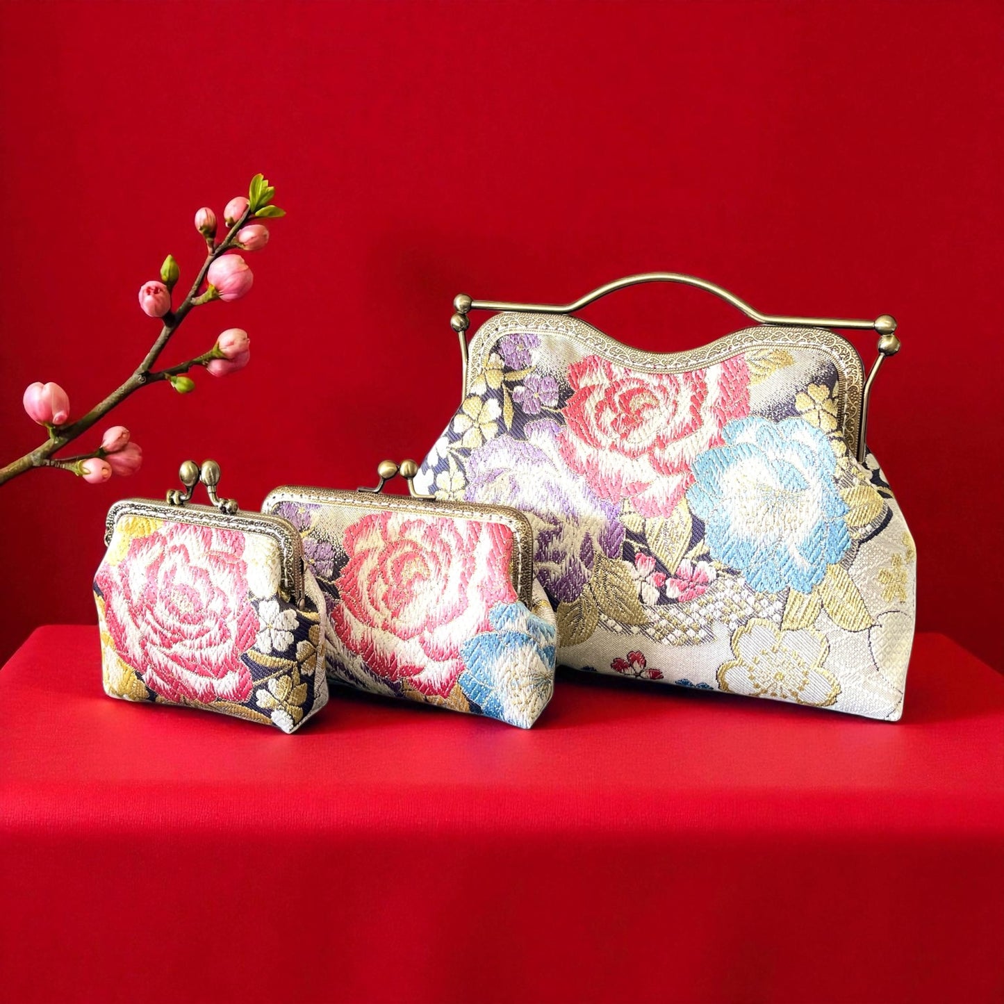 Kimono remake bag [No.1592]