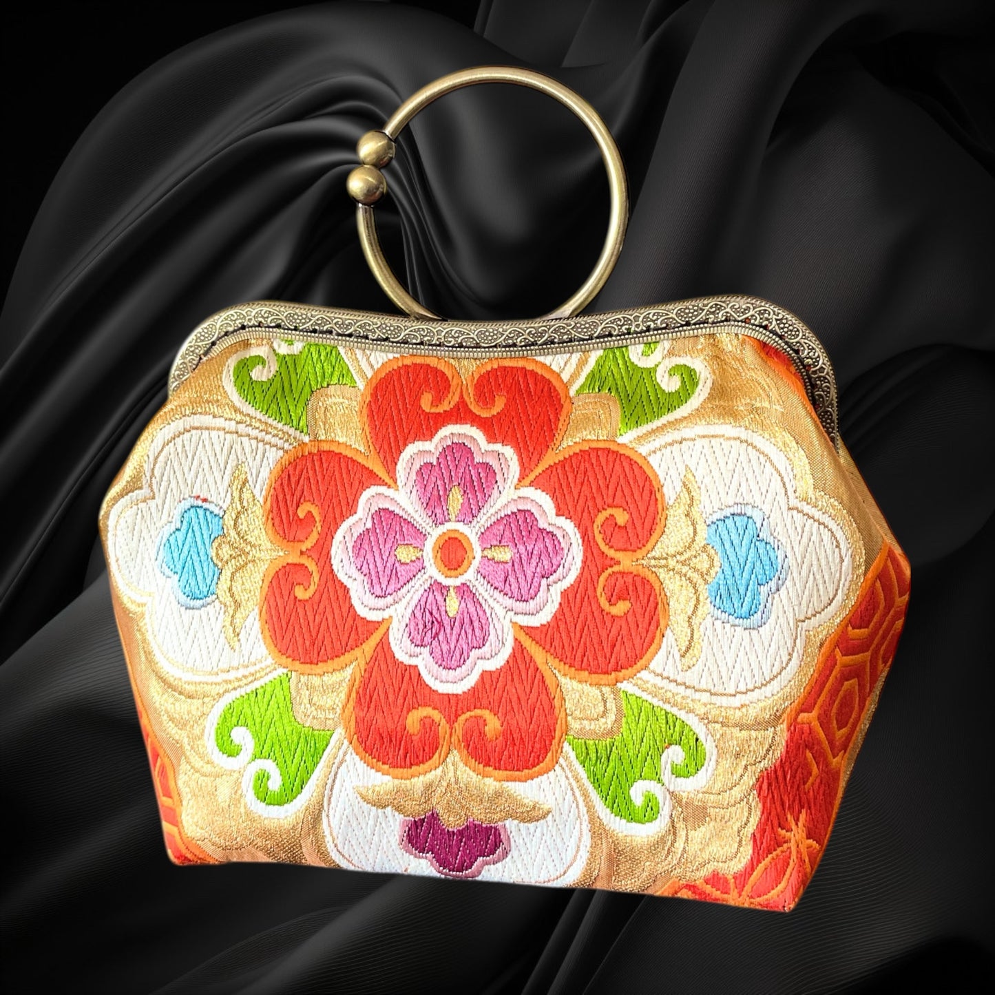 着物リメイクバッグ [No.1594]