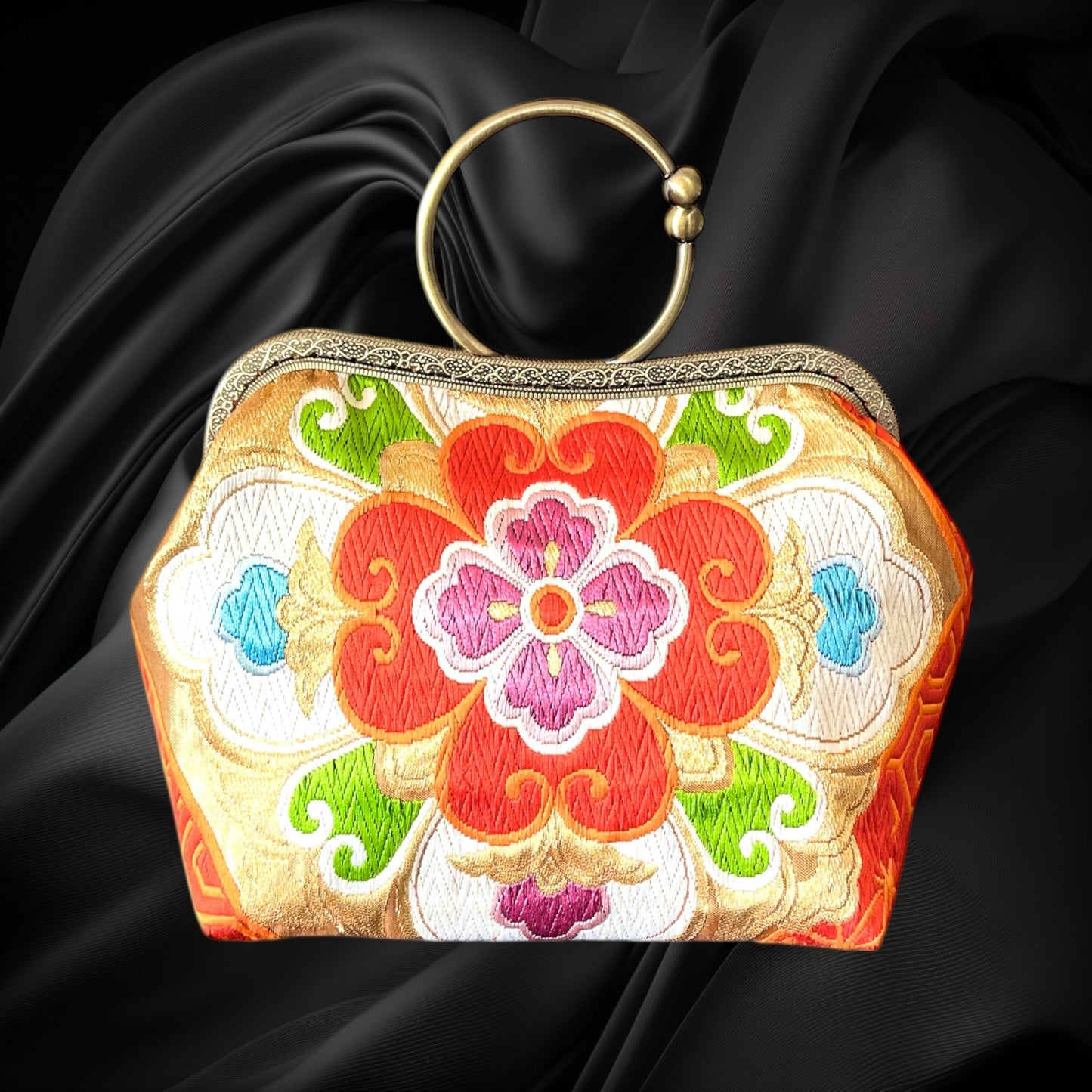 着物リメイクバッグ [No.1594]