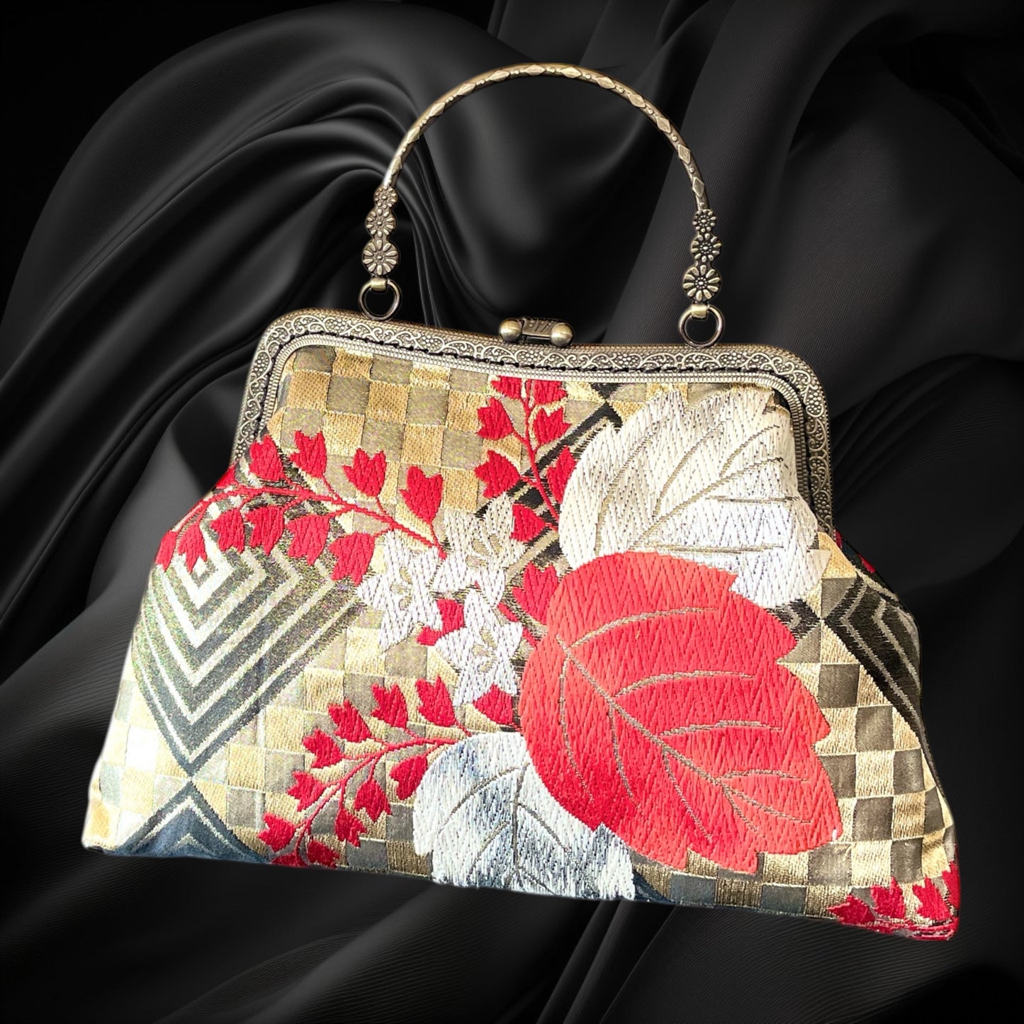 着物リメイクバッグ [No.1598]