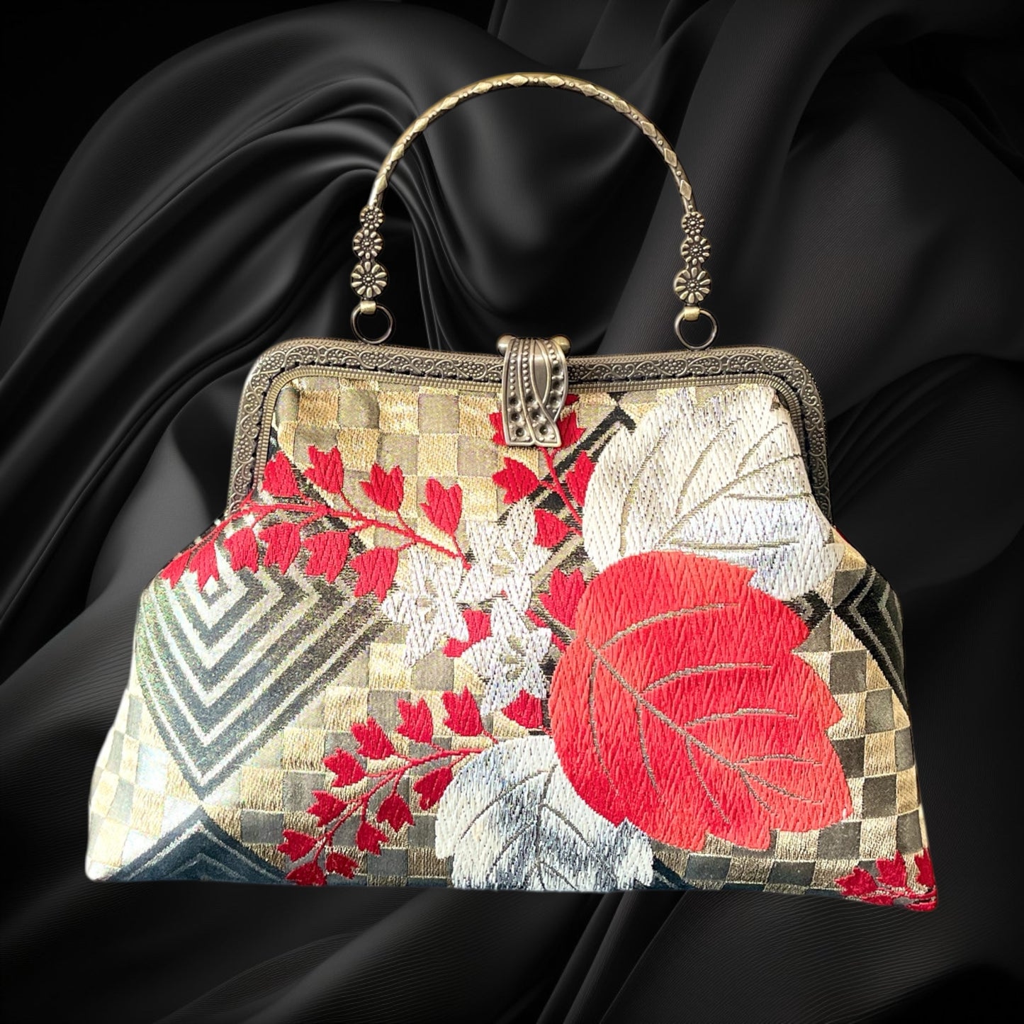 着物リメイクバッグ [No.1598]