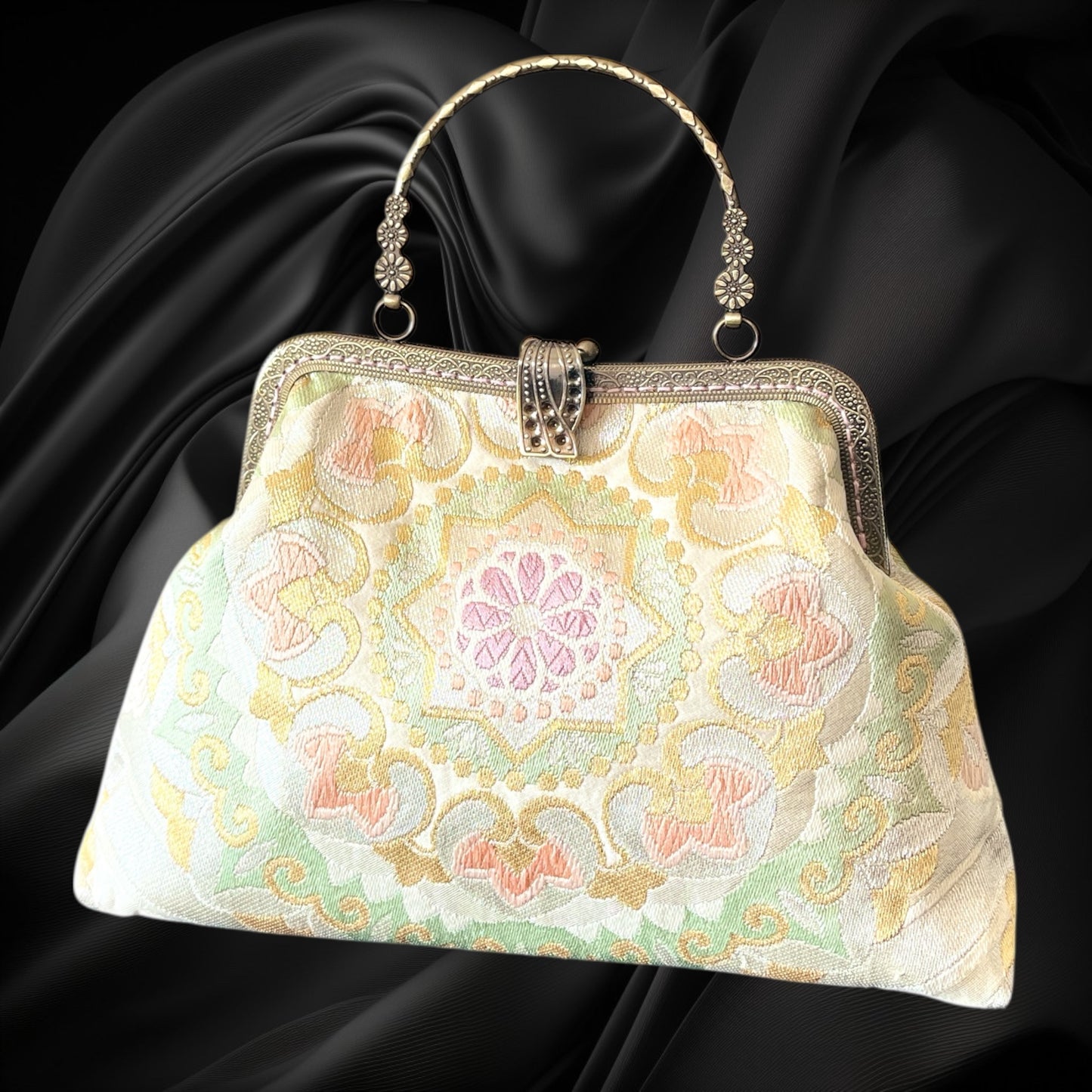 着物リメイクバッグ [No.1596]