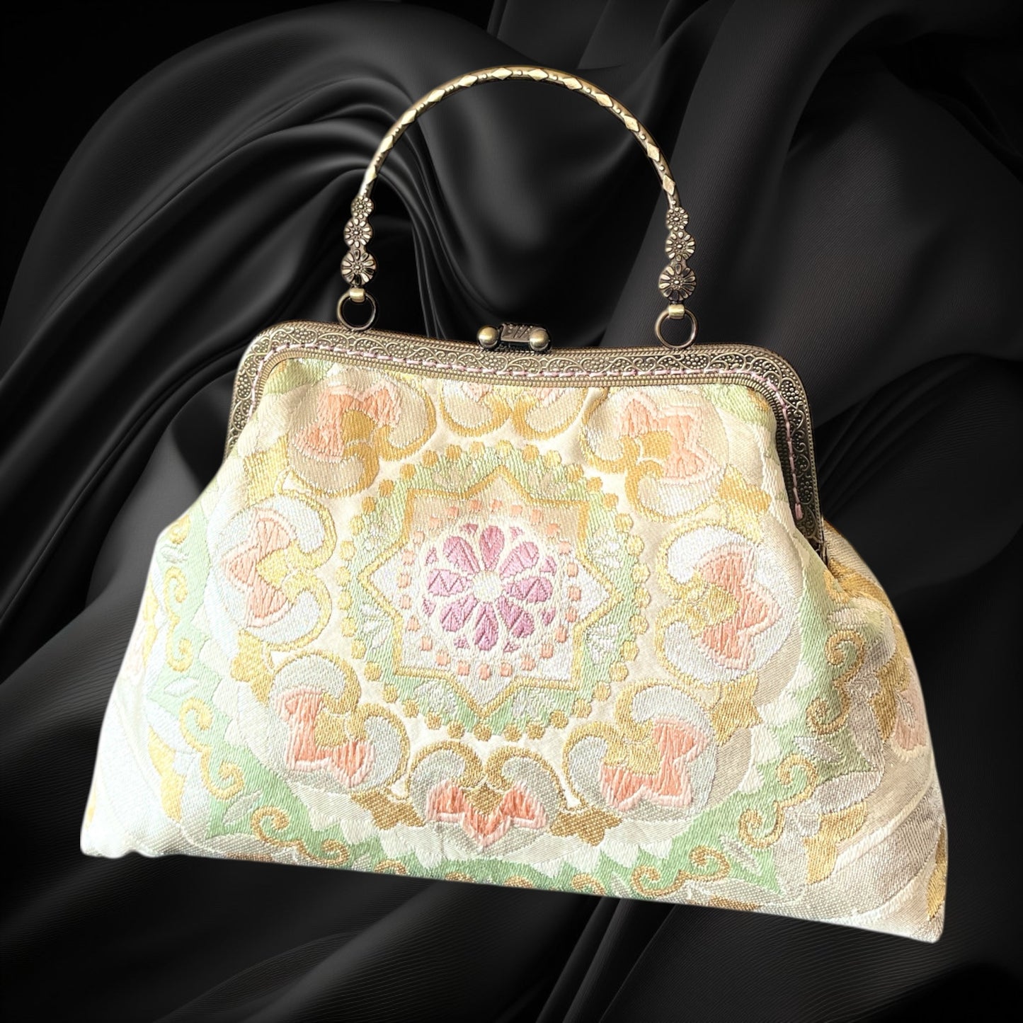 着物リメイクバッグ [No.1596]