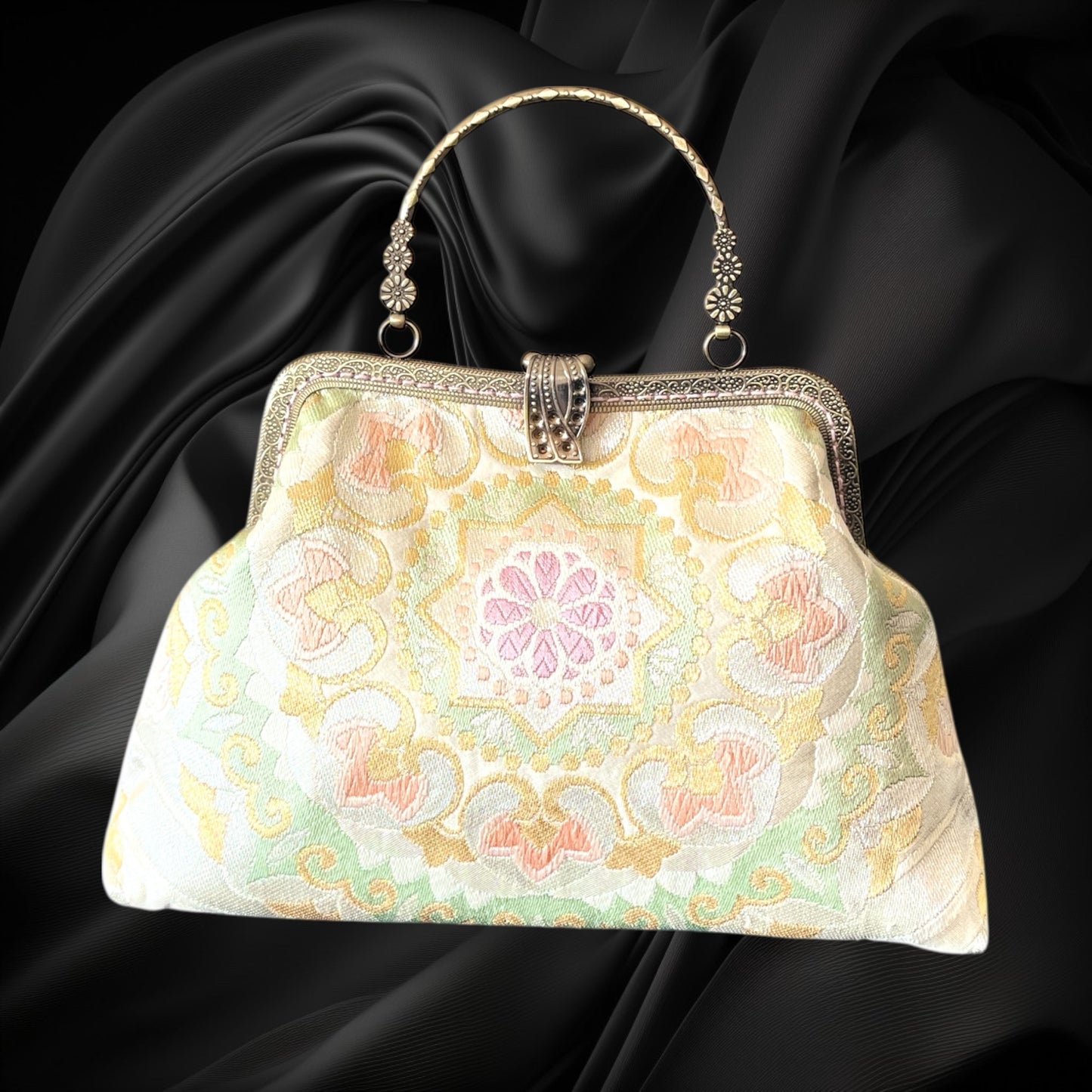 着物リメイクバッグ [No.1596]