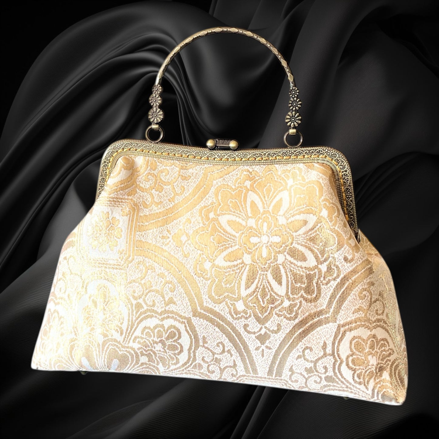 着物リメイクバッグ [No.1595]