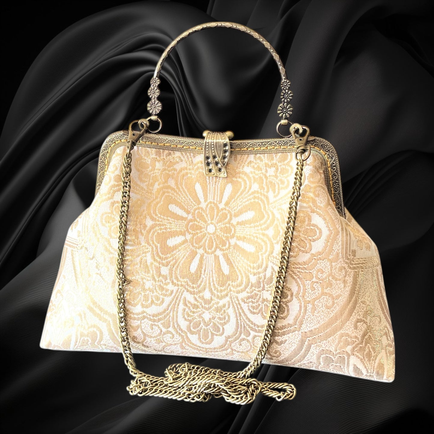 着物リメイクバッグ [No.1595]