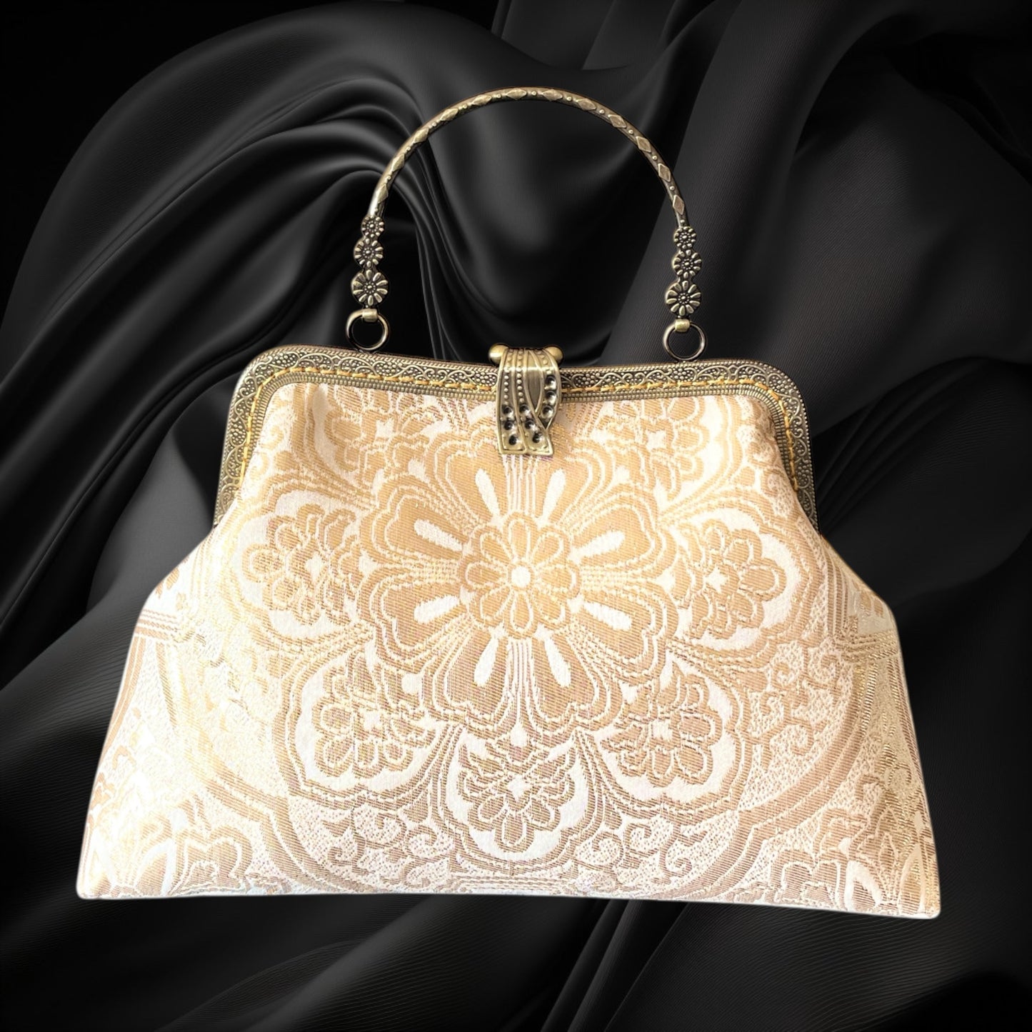 着物リメイクバッグ [No.1595]