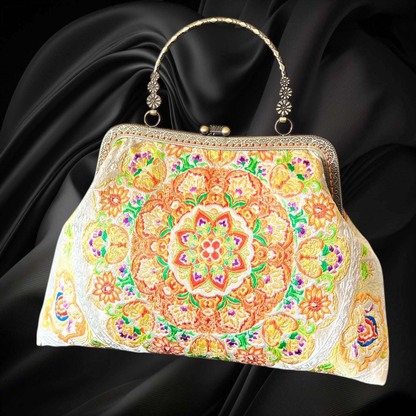 着物リメイクバッグ [No.1597]