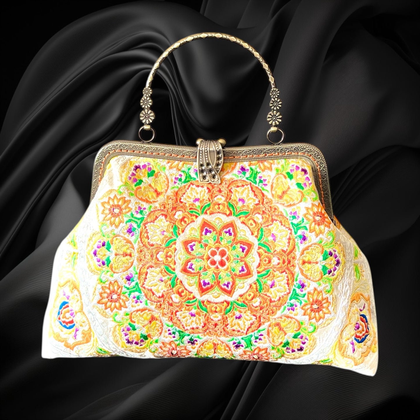 着物リメイクバッグ [No.1597]