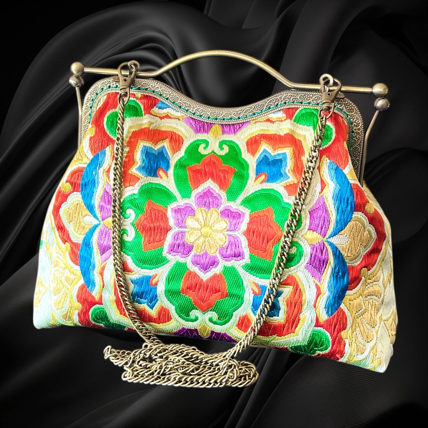 着物リメイクバッグ [No.1621]