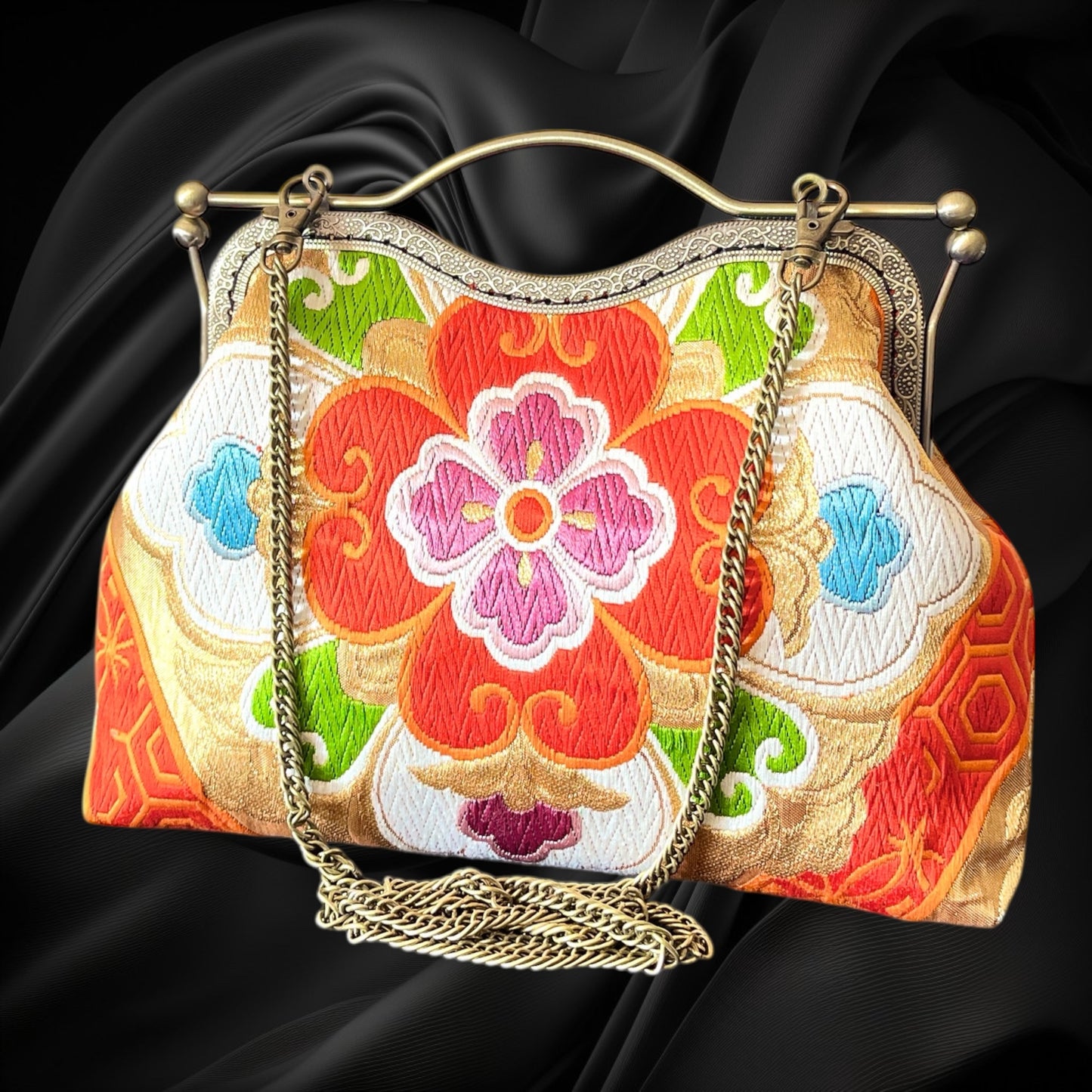 着物リメイクバッグ [No.1619]