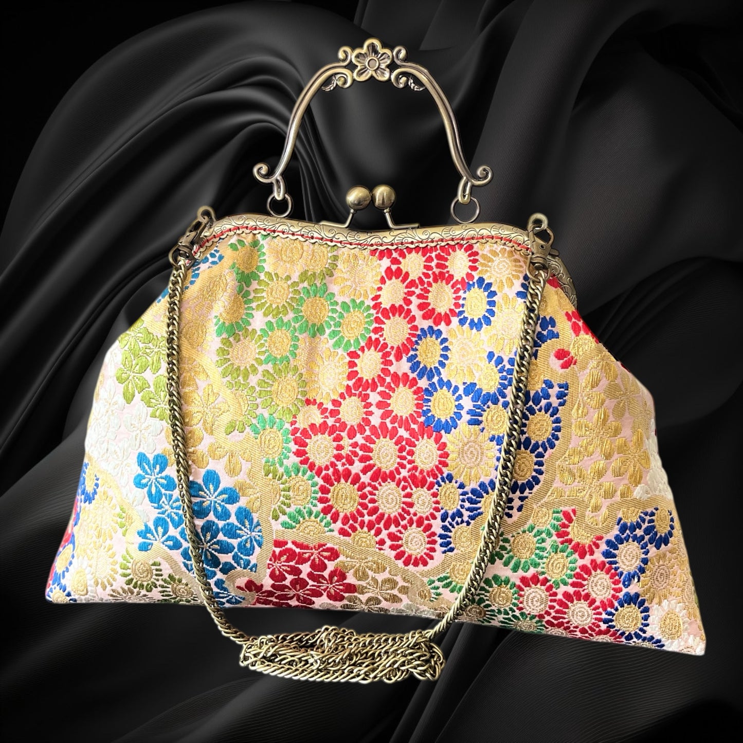 着物リメイクバッグ [No.1618]