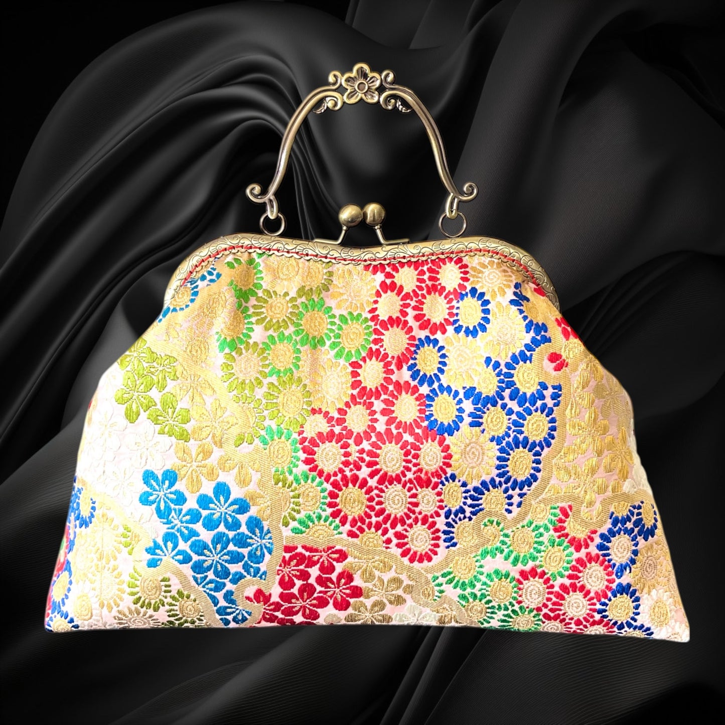 着物リメイクバッグ [No.1618]