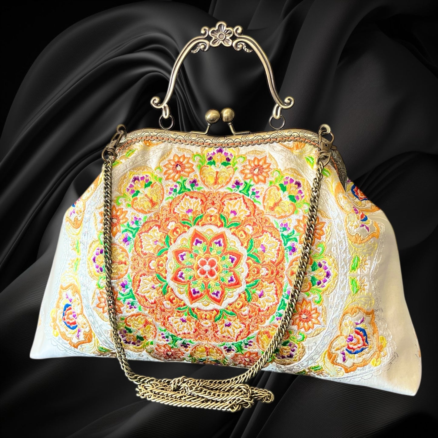 着物リメイクバッグ [No.1617]