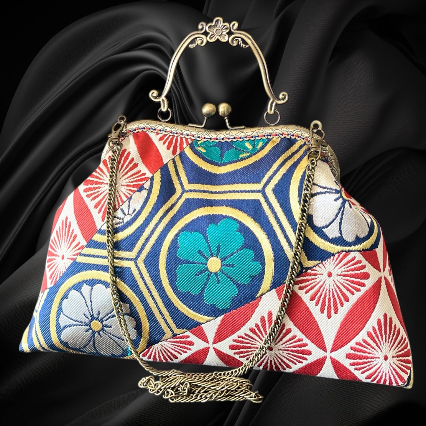 着物リメイクバッグ [No.1616]