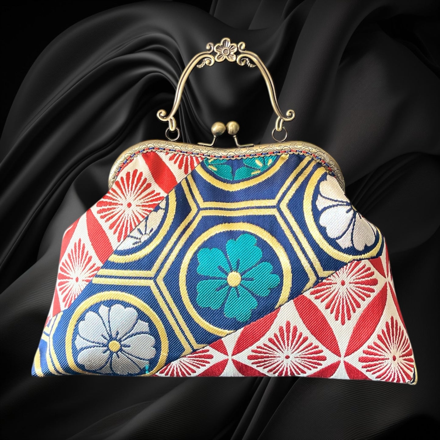 着物リメイクバッグ [No.1616]