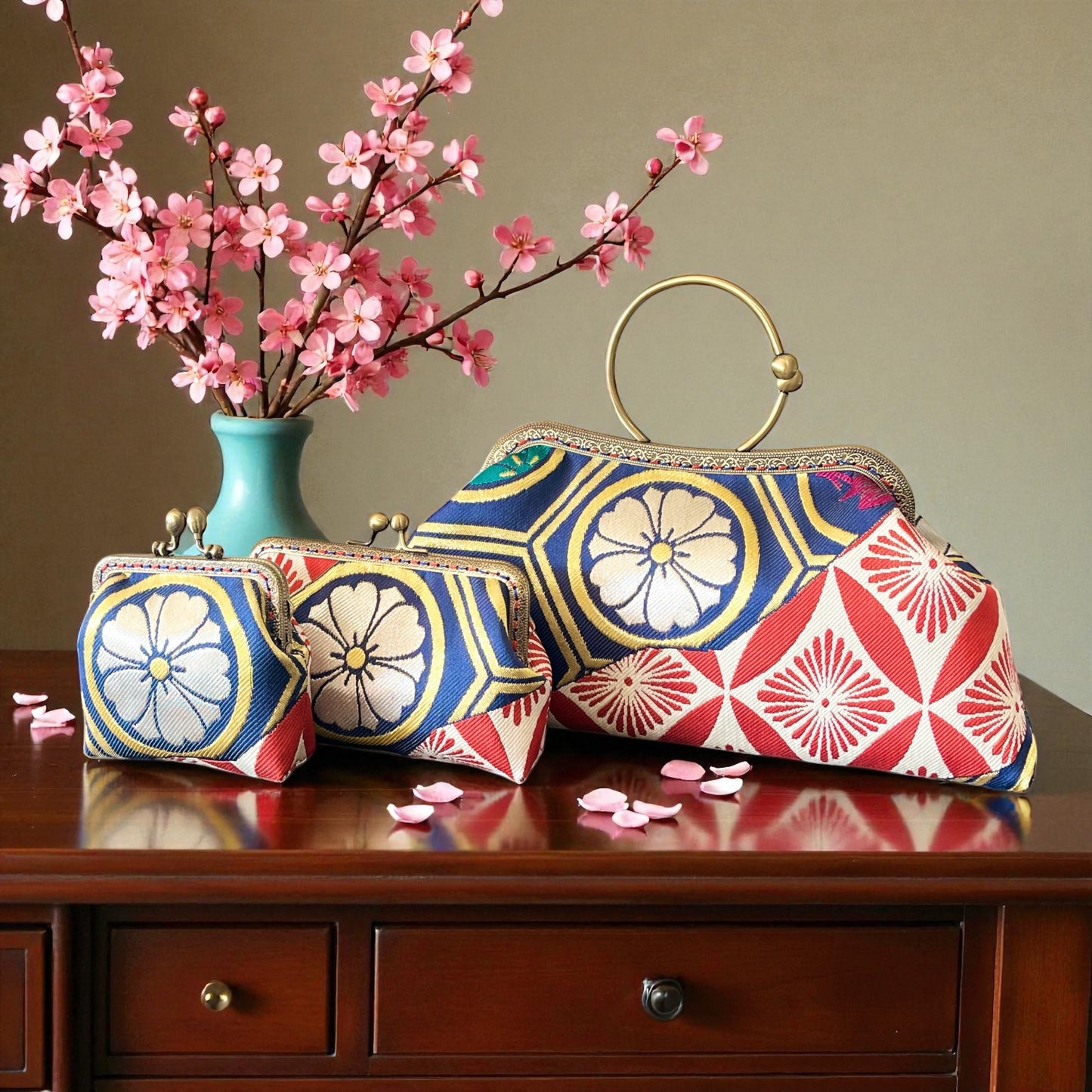 着物リメイクバッグ [No.1614]