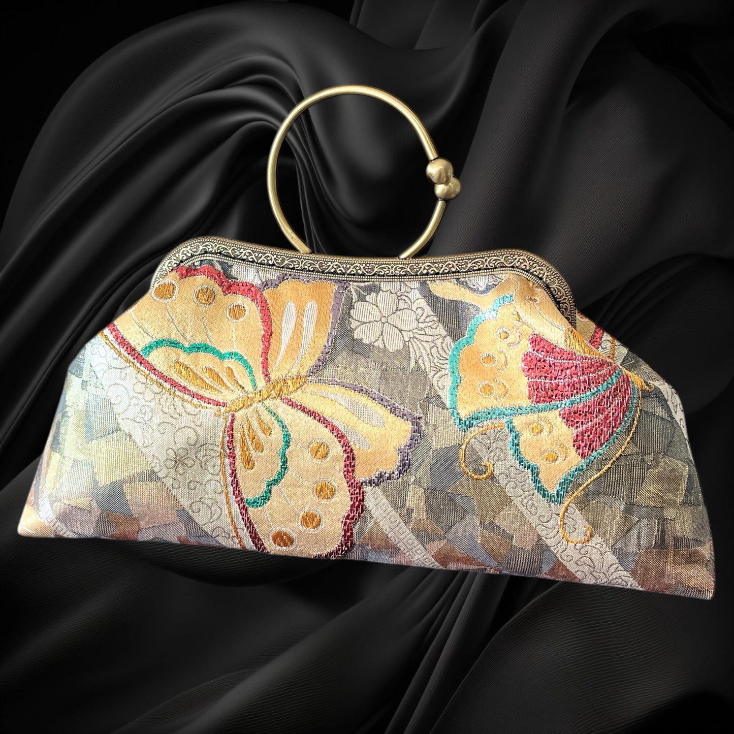 着物リメイクバッグ [No.1613]