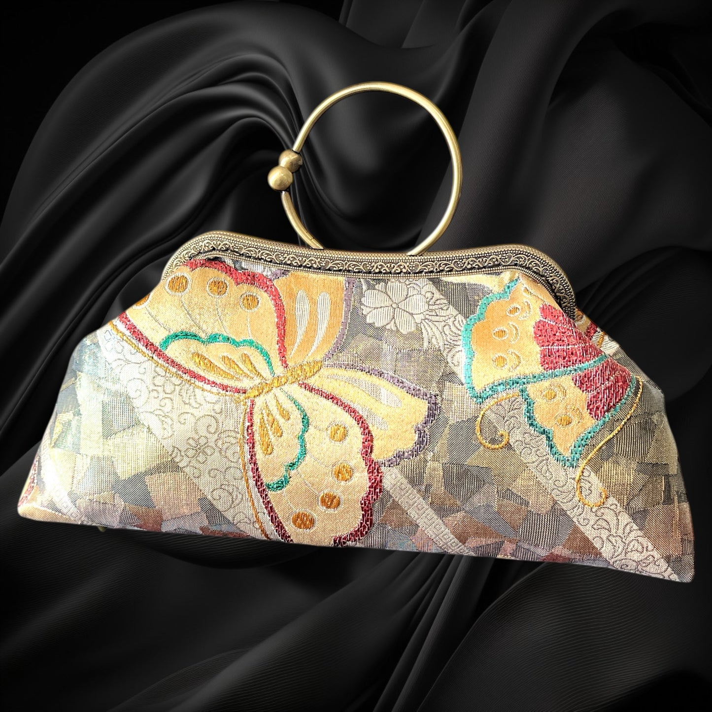 着物リメイクバッグ [No.1613]