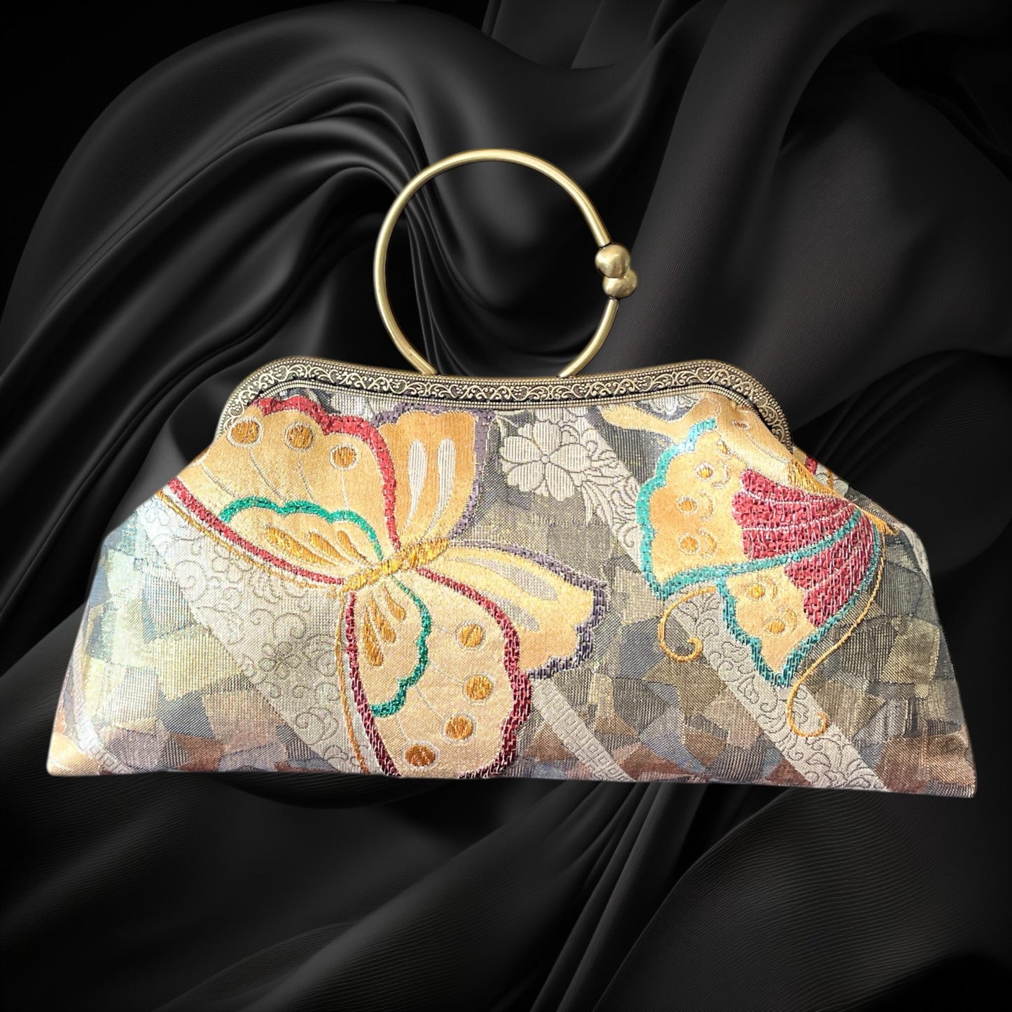 着物リメイクバッグ [No.1613]