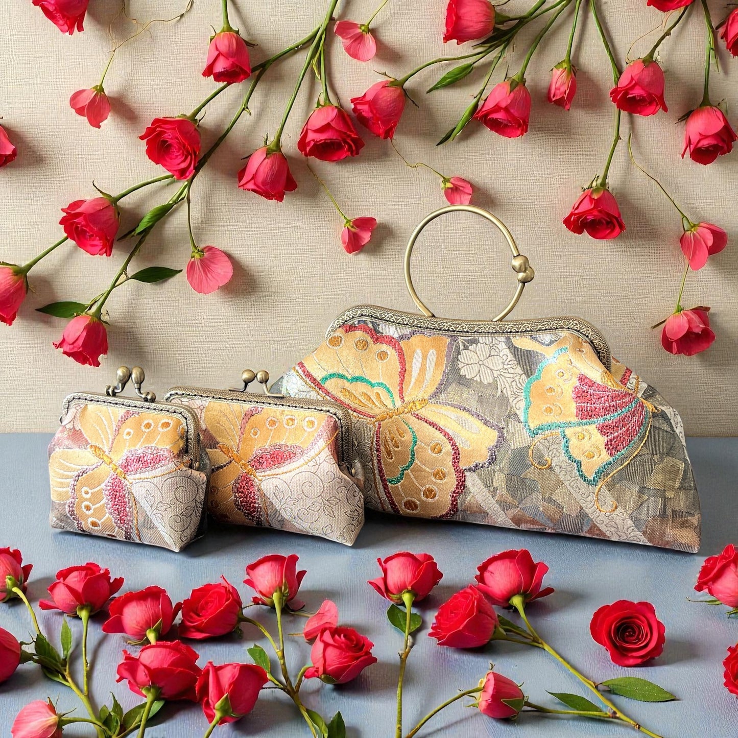 着物リメイクバッグ [No.1613]