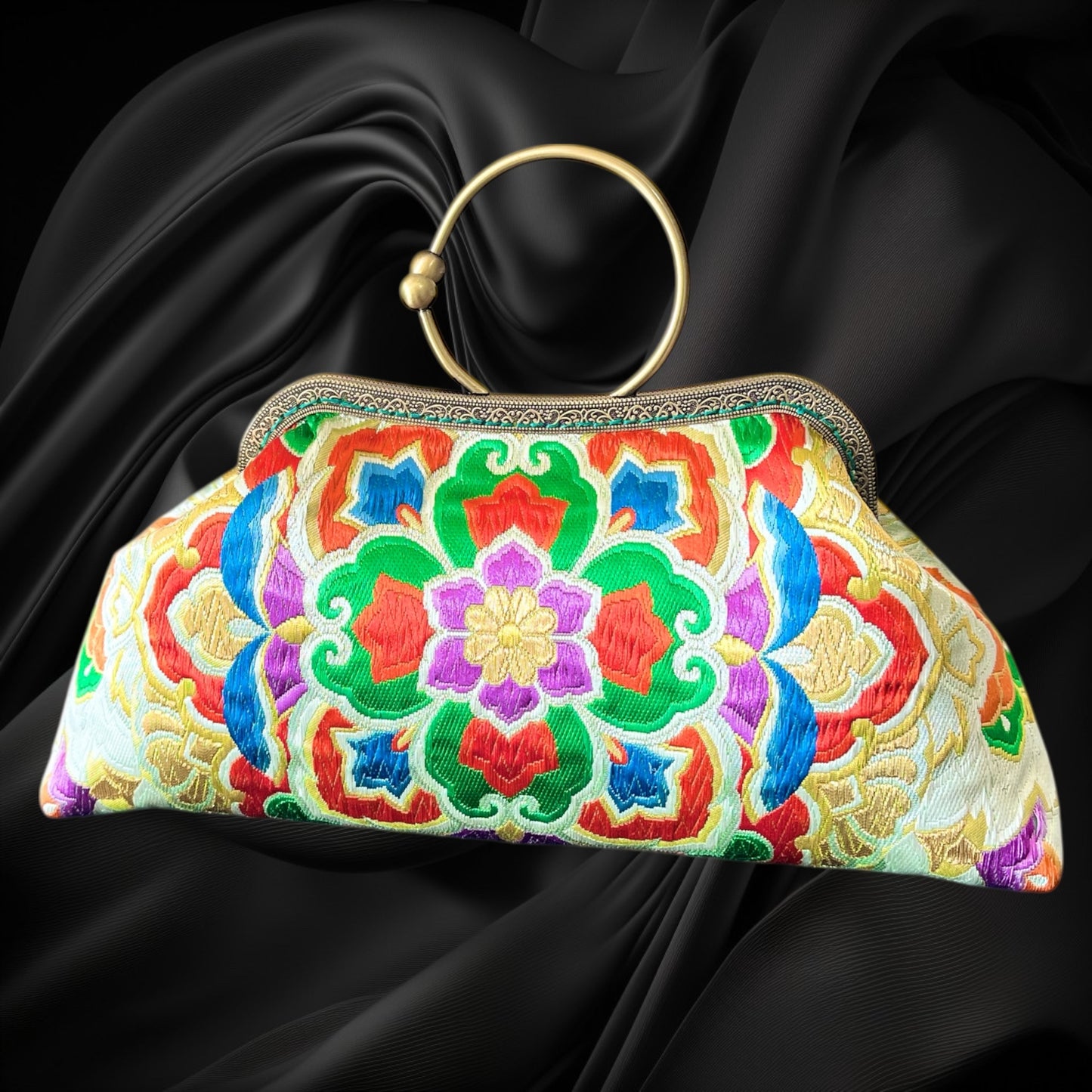 着物リメイクバッグ [No.1612]