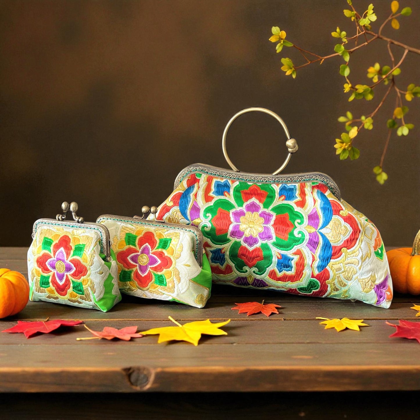 着物リメイクバッグ [No.1612]