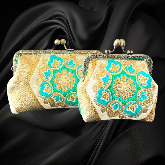 着物リメイクポーチ  [No.485]