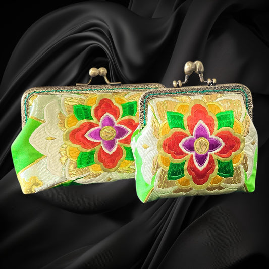 着物リメイクポーチ  [No.489]