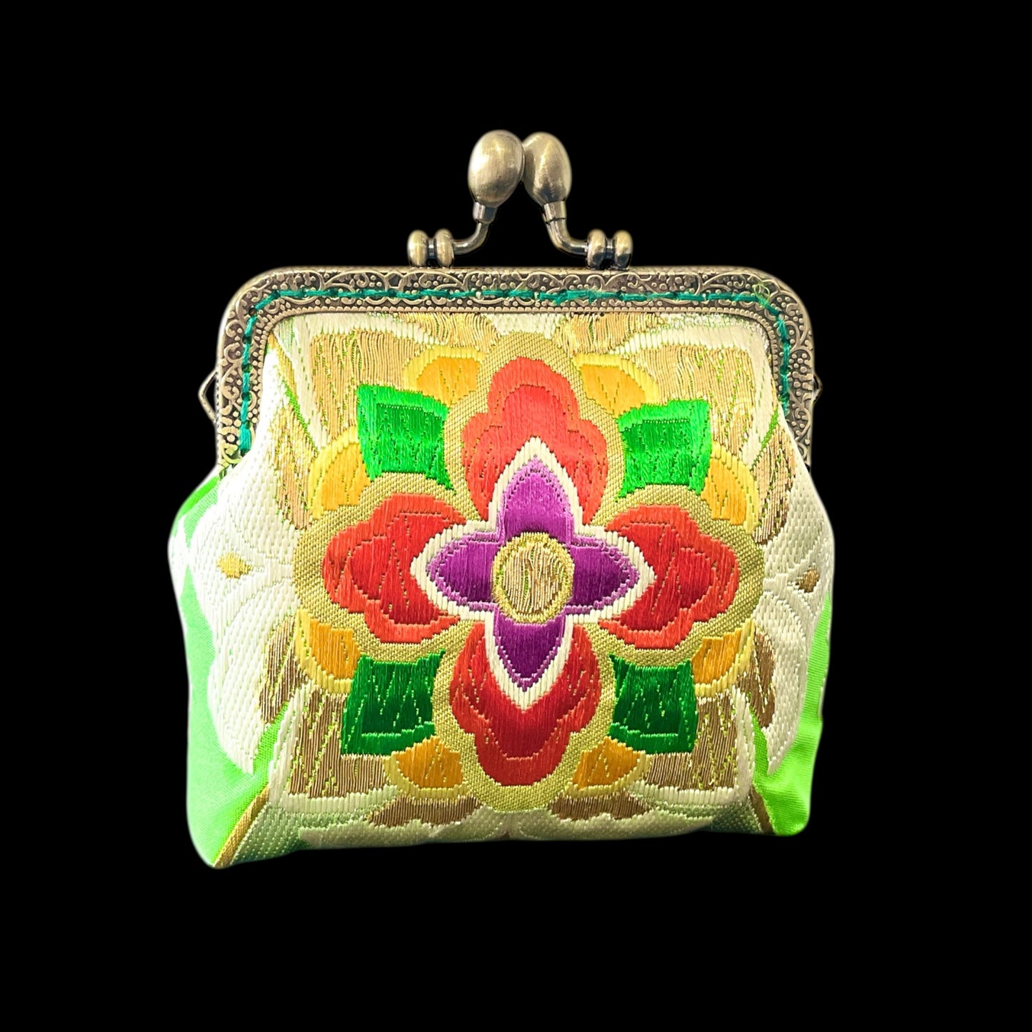 着物リメイクポーチ  [No.489]