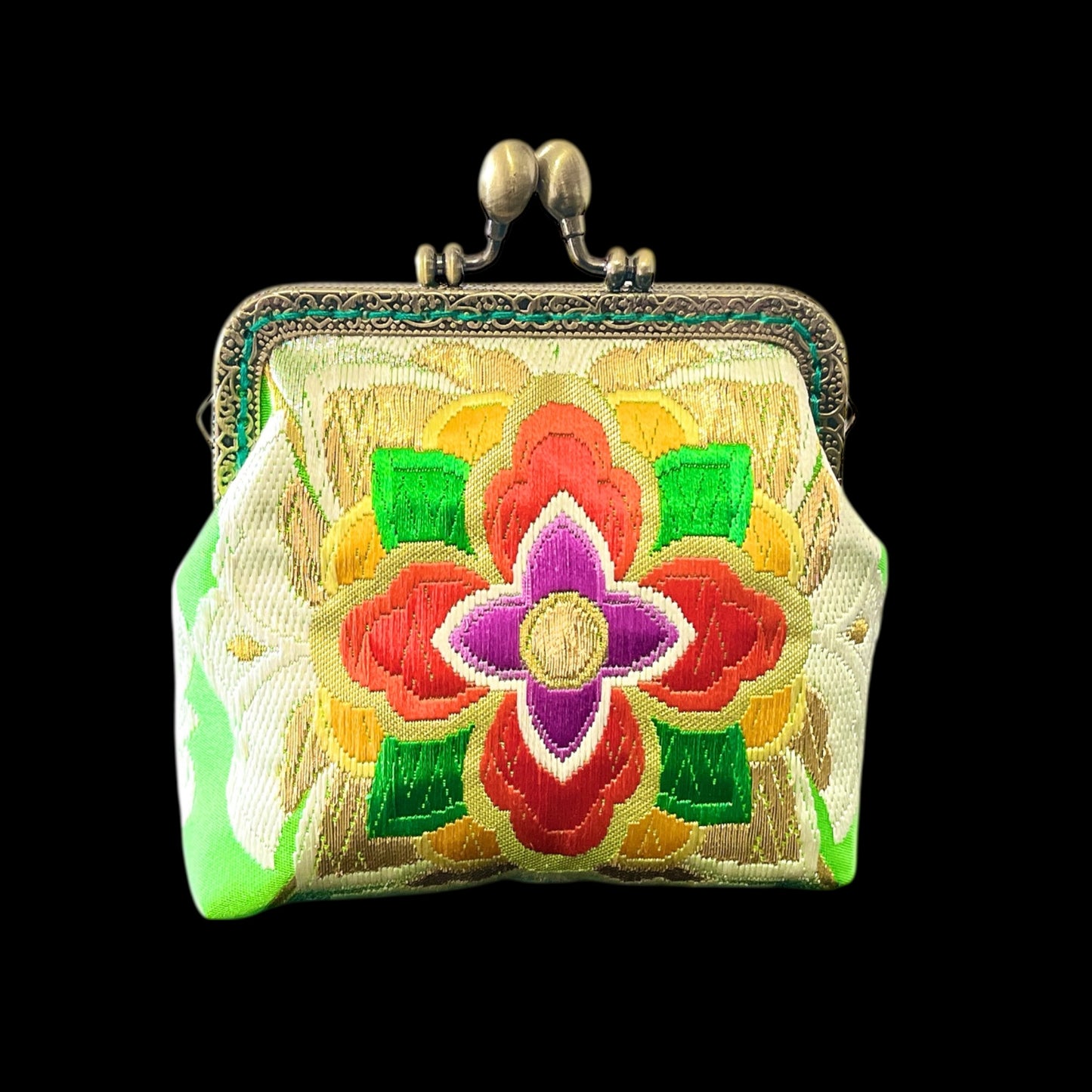 着物リメイクポーチ  [No.489]