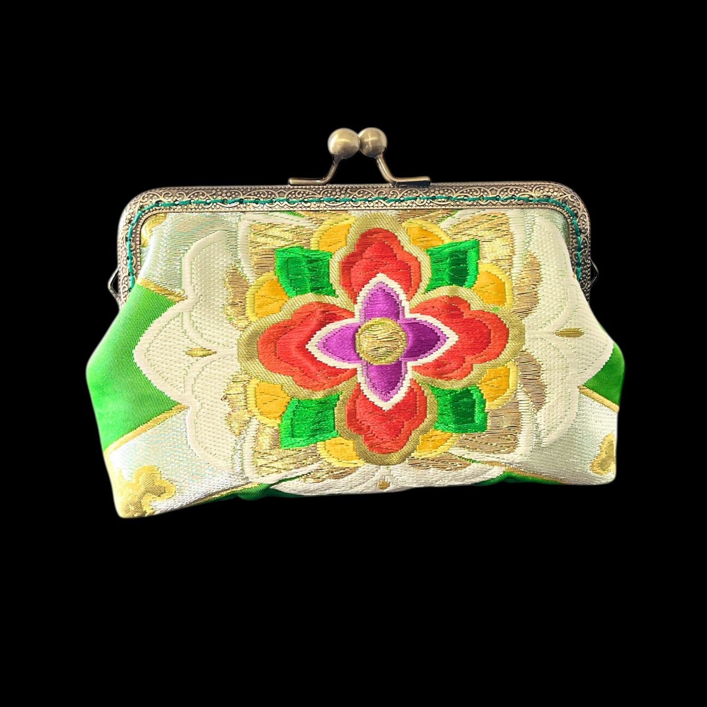 着物リメイクポーチ  [No.489]