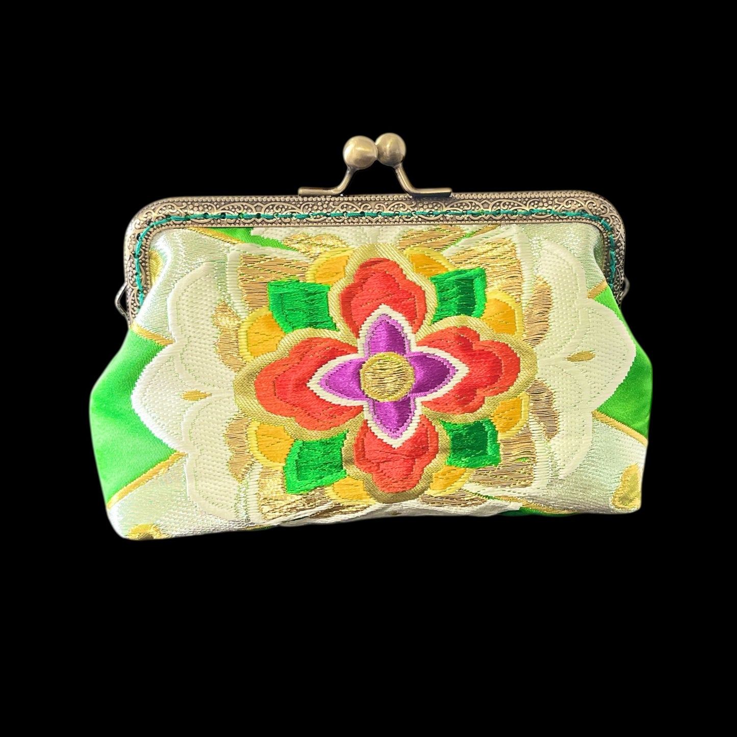 着物リメイクポーチ  [No.489]