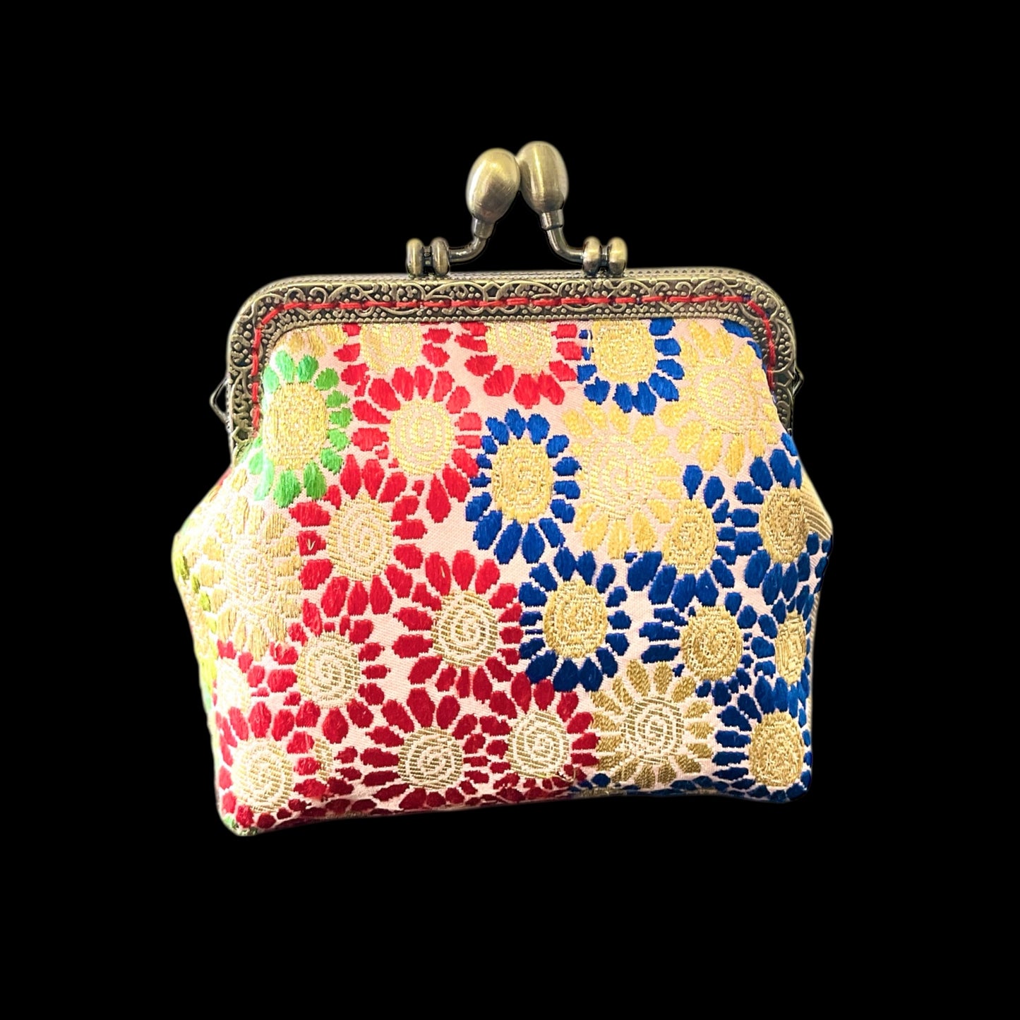 着物リメイクポーチ  [No.490]