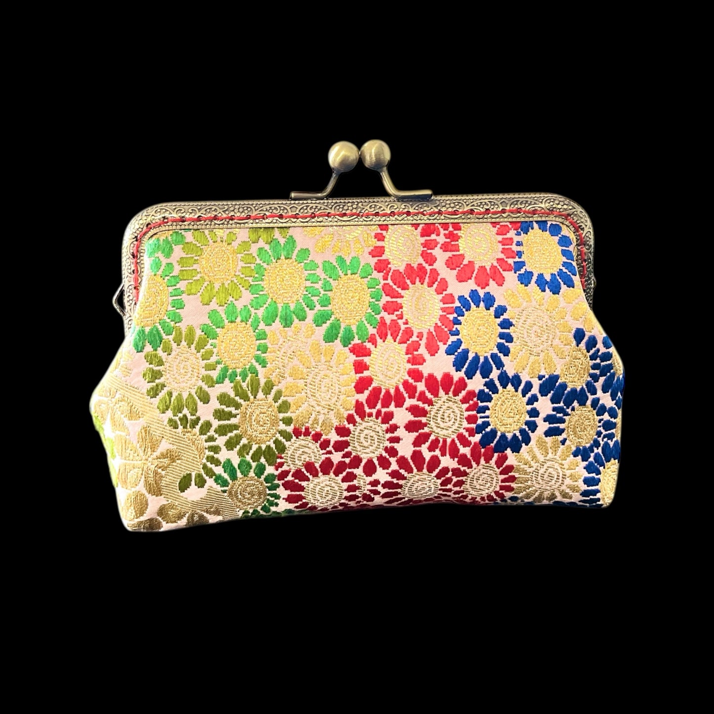 着物リメイクポーチ  [No.490]