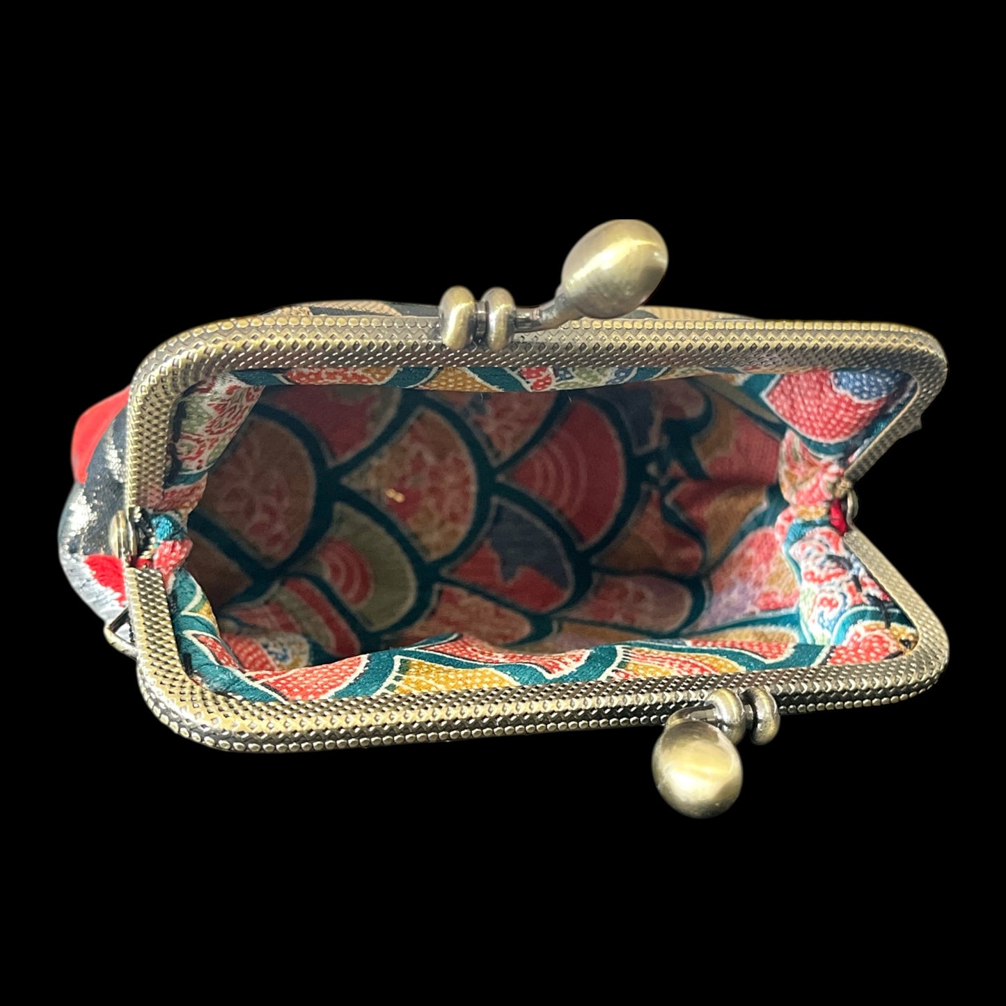 着物リメイクポーチ  [No.492]