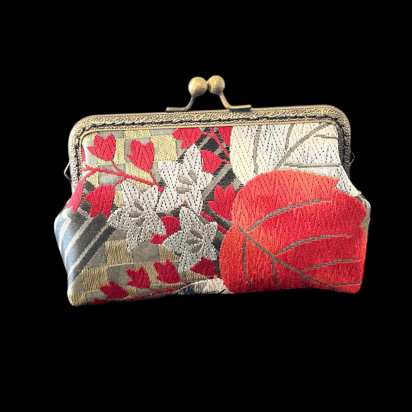 着物リメイクポーチ  [No.492]